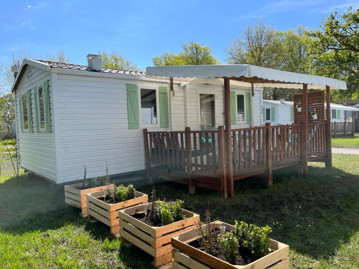 Mobil-Home Climatise Avec Piscine Aureilhan  Exterior photo
